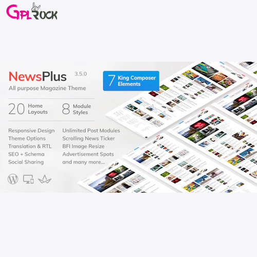 NewsPlus – News and Magazine WordPress theme