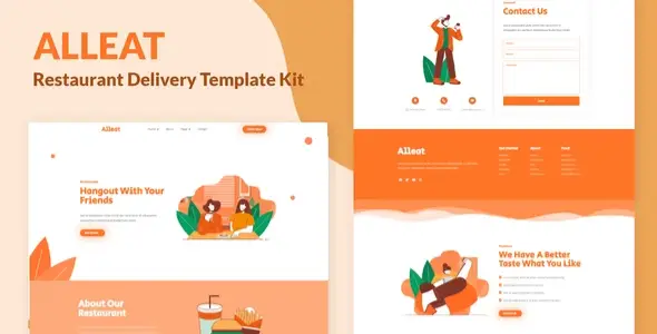 Alleat – Restaurant Elementor Template Kit