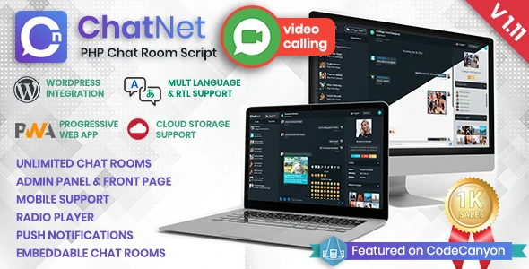 ChatNet – PHP Chat Room & Private Chat Script